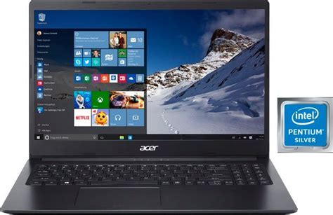 Acer Aspire 3 Notebook 3962 Cm156 Zoll Intel Pentium Uhd Graphics