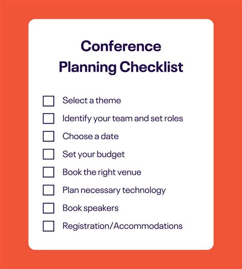 The Essential Conference Planning Checklist With Template