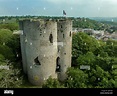 Aerial view of medieval keep above Etampes France Stock Photo - Alamy