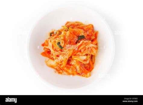 Bowl Of Kimchi Stock Photo Alamy