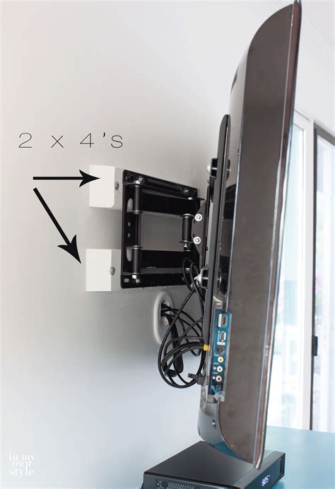 Installing A Swivel Tv Mount Made Easyreally Easy Hide Cables