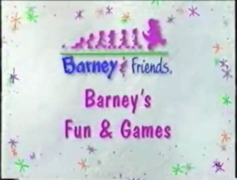 Barneys Fun And Games Full Video Dailymotion