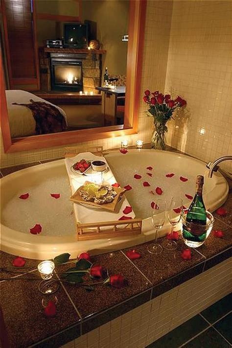 Romantic Bath Noches Romanticas En Casa Decoracion Romantica Velas Románticas