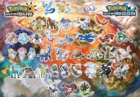 Pokémon Ultra Sun And Ultra Moon Legendary Pokémon Locations Guide