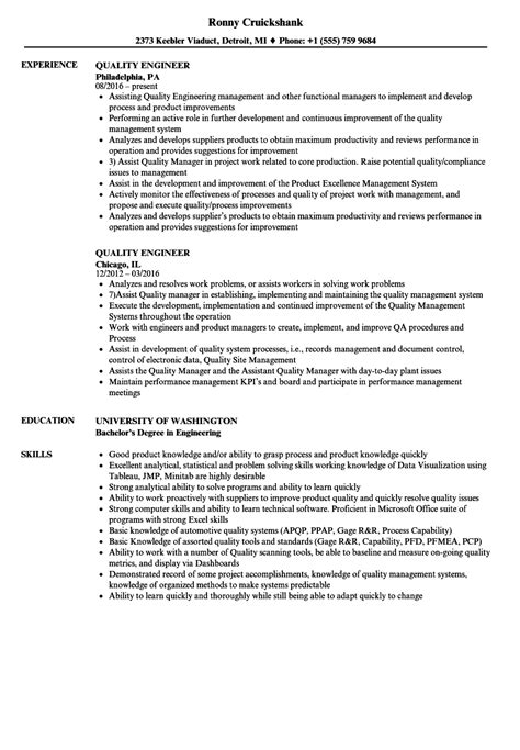 The best resume sample for your job application. Quality Engineer Resume | louiesportsmouth.com