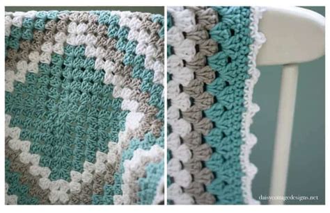 How To Crochet A Granny Square Blanket Daisy Cottage Designs