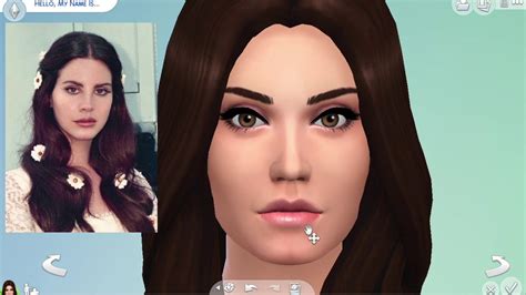 Lana Del Rey In Create A Sim Sims 4 Youtube