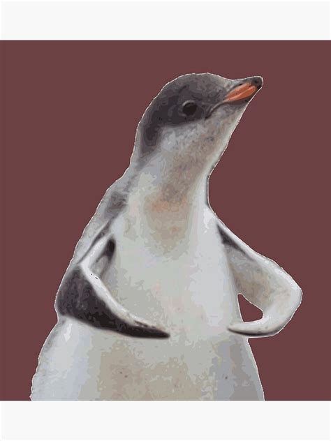 Strong Baby Penguin Poster For Sale By Jbrulmans Redbubble