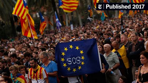 Opinion Wheres The Eu In The Catalonia Crisis The New York Times