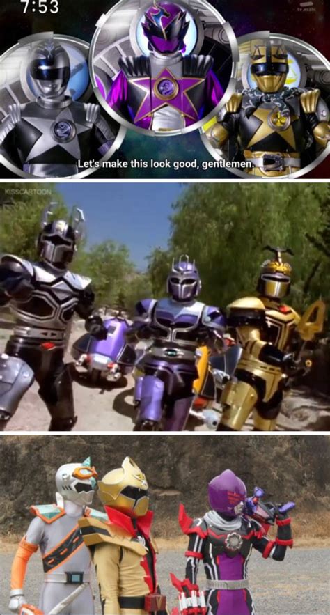 Toku~dweeb 4ever On Twitter Silver Purple And Gold Trios ⚪🟣🟠