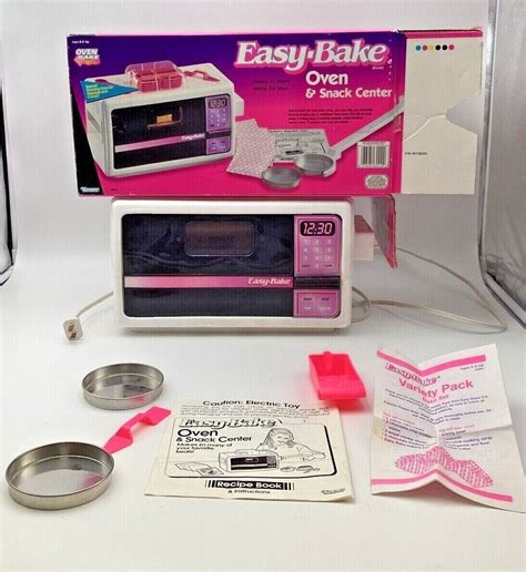 Vintage 1990s Kenner Easy Bake Oven And Snack Center Wbox Missing Pan Pusher Kitchens