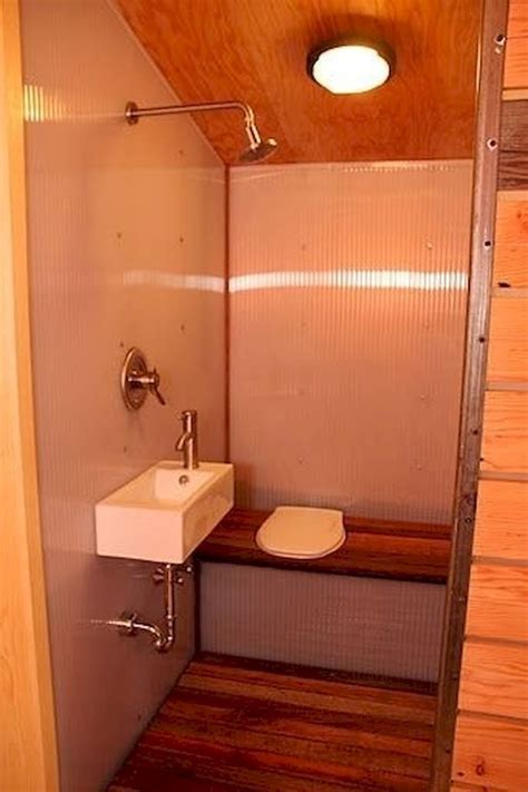 The bathroom is a particular region of the house for private hygiene. 20+ Cunning Tiny Bathroom Designs with Space Saving # ...