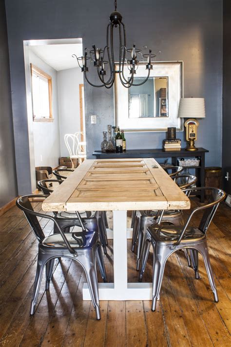 Old Door New Table And Finding Your Design Style Tip 1 Door Dining