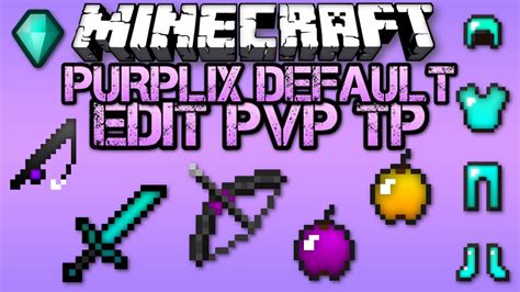 Minecraft Pvp Texture Pack Purplix Default Edit V2 ♡ Youtube