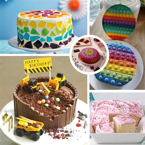 10 Easy Kids Birthday Cakes Kids Fashion Health Education