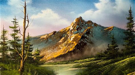 How To Paint A Beautiful Mountain Landscape In Oil Paintings By