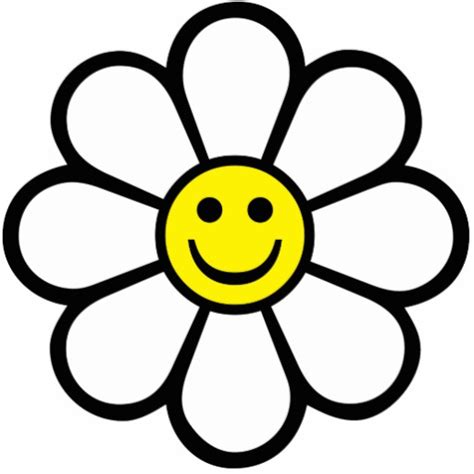 Smiley Face Daisies Clipart Best