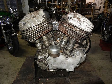 The most common harley panhead material is metal. HARLEY DAVIDSON 1937 UL FLATHEAD ENGINE W/ TITLE ...