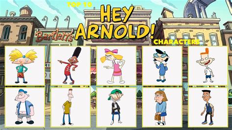 My Top 10 Favorite Hey Arnold Characters By Aaronhardy523 On Deviantart