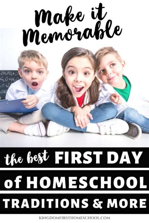 The Best First Day Of Homeschool Printables Traditions And More School
