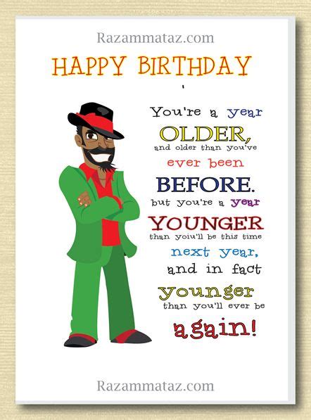 African American Male Birthday Card F Burthday Birthday Cards For