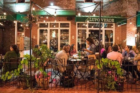 Outdoor Dining On Patio At Lupo Verde On 14th Street Best Restaurant