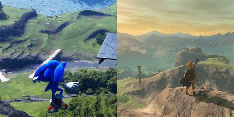 Sonic Frontiers How The Starfall Islands Compare To Breath Of The Wild