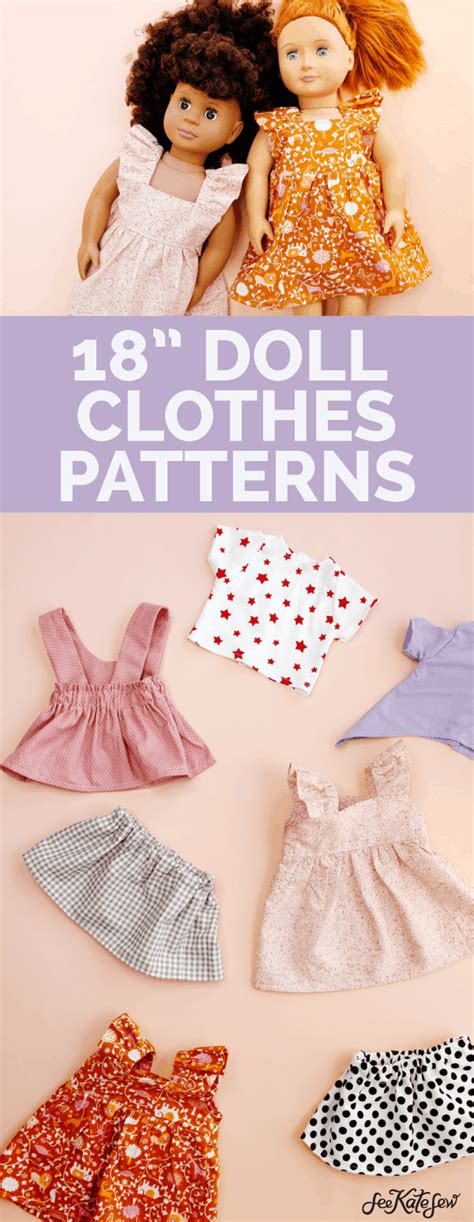 18 Inch Doll Clothes Patterns Free Printable