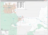 Pennington County, SD Wall Map Premium Style by MarketMAPS - MapSales.com