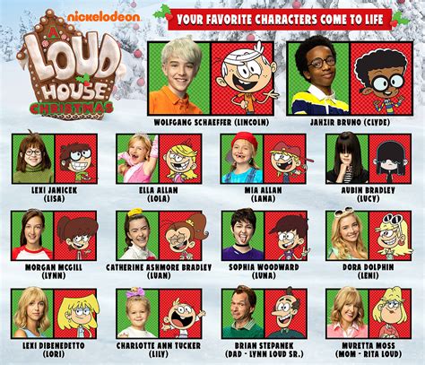 Nickelodeon Reveals The Live Action Cast Of A Loud House Christmas