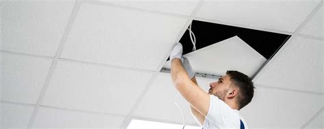 Drop Ceiling Installation How To Install A Drop Ceiling Homeserve Usa