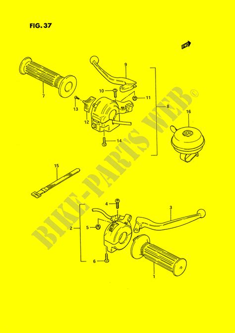 pv50h e15 1987 pv 50 moto suzuki motorcycle suzuki motorcycles genuine spare parts catalog