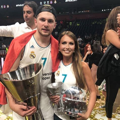 Maybe you would like to learn more about one of these? Luka Doncic and his mother. : kings