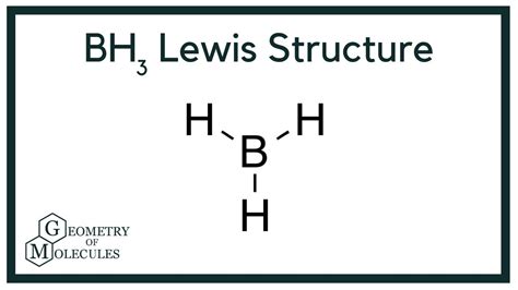 BH3 Lewis Structure Boron Trihydride YouTube