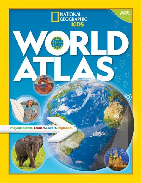 National Geographic Kids World Atlas 6th Edition New Booksnbooks Multan