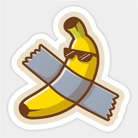Cool Banana Sticker In 2021 Banana Art Banana Sticker Banana Wallpaper