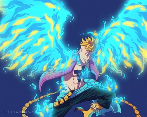 Marco The Phoenix By Luisadraws One Piece Manga Character Art One Piece