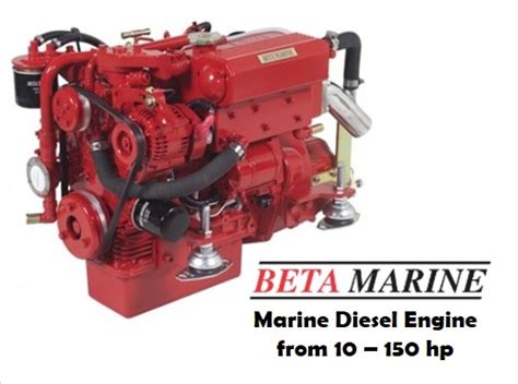 Beta Marine Diesel Engine From 10hp 150hp By Five Aluminium Boat
