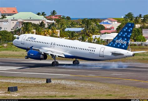 N709jb Jetblue Airways Airbus A320 At Sint Maarten Princess Juliana