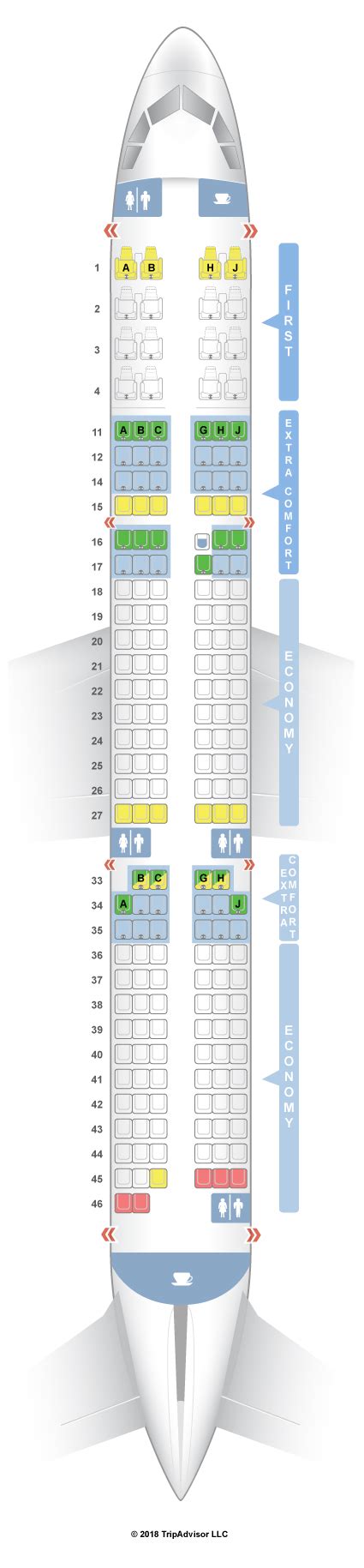Seatguru Seat Map Hawaiian Airlines Airbus A321neo 321