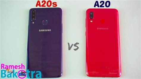 Samsung Galaxy A20s Vs A20 Speedtest And Camera Comparison Youtube
