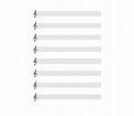 Blank Sheet Music in PDF—Free for Download | Smallpdf