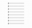 Blank Sheet Music in PDF—Free for Download | Smallpdf