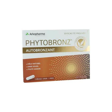 Arkopharma Phytobronz Autobronzant 30 Gélulesunivers Pharmacie