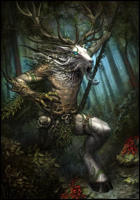 Dark Fantasy Fantasy Art Wendigo Warhammer Fantasy Creature Design