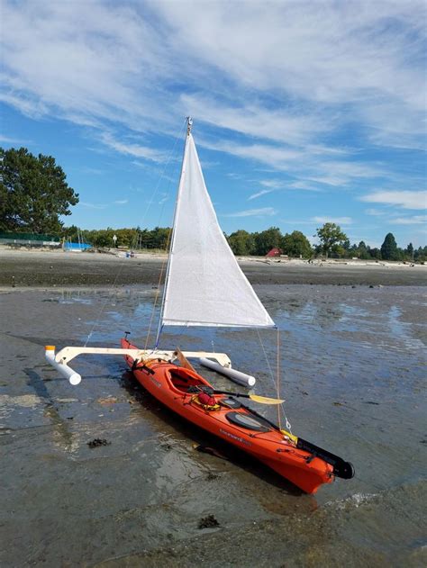 Stephen darby is on mixcloud. Kayak Outrigger Sailing Rig Self Designed and Built over ...