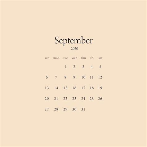 Free September 2021 Desktop Calendar Wallpaper
