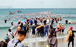 冬暖澎湖 逾千人泳渡蒔裡海灘 - 新聞 - Rti 中央廣播電臺
