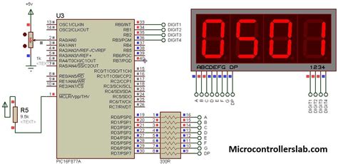 Print Adc Value On 7 Segment Display Using Pic Microcontroller