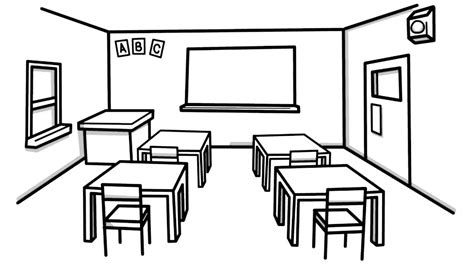 Simple Classroom Drawing